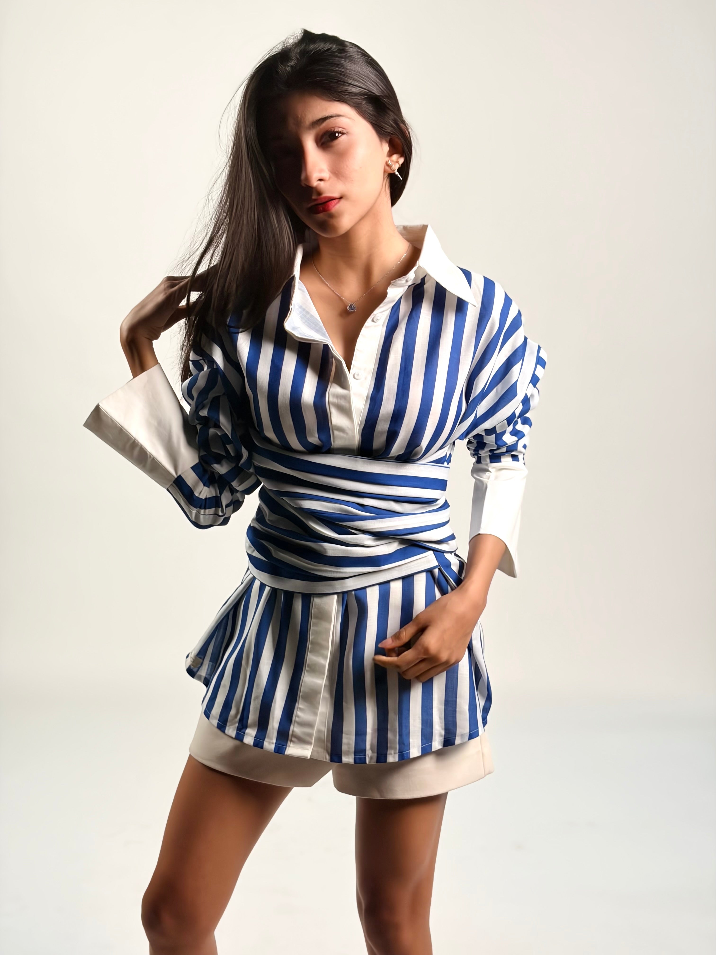 Cinched Sailor Shirt