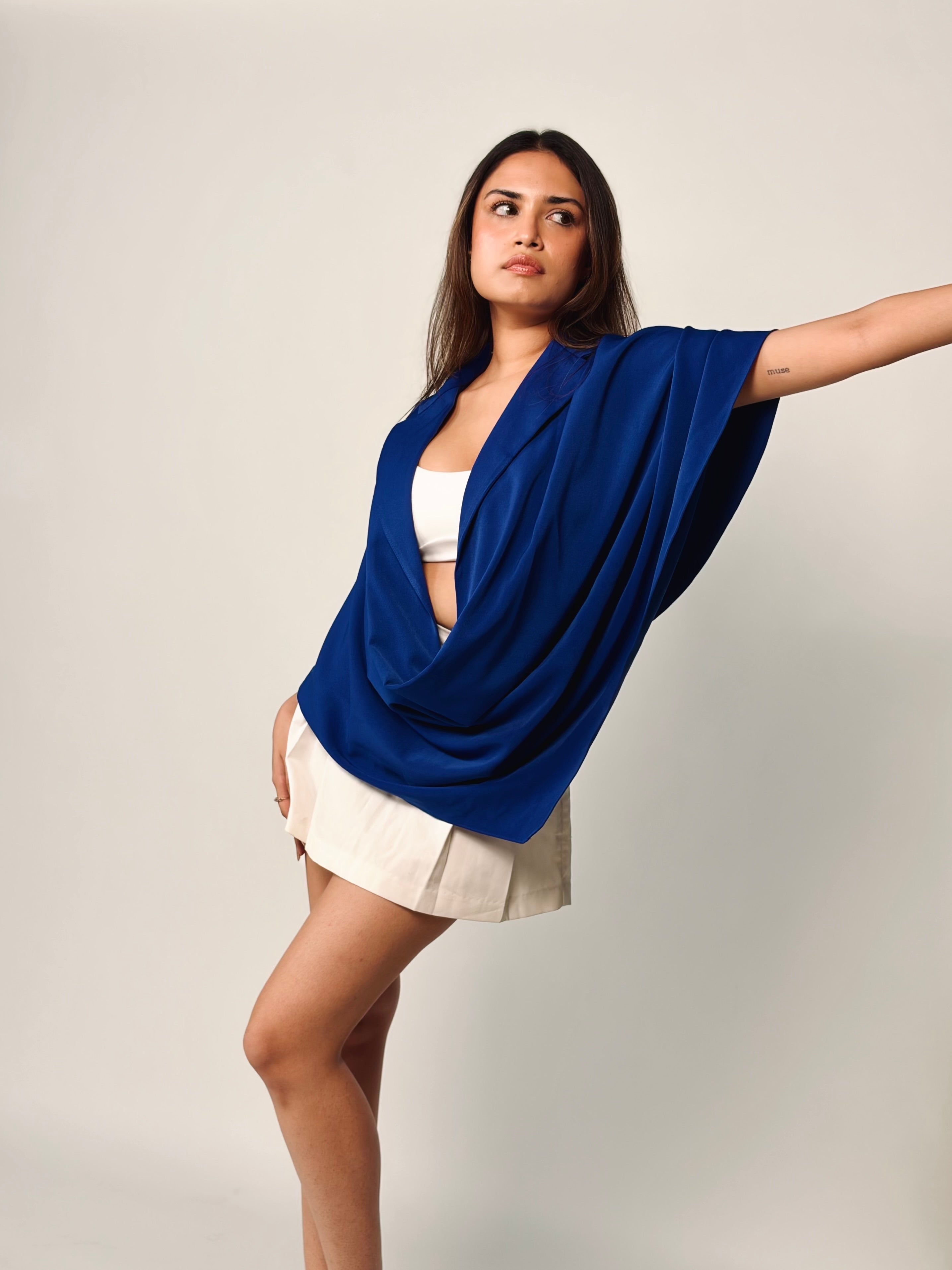Sapphire Cowlzer Top