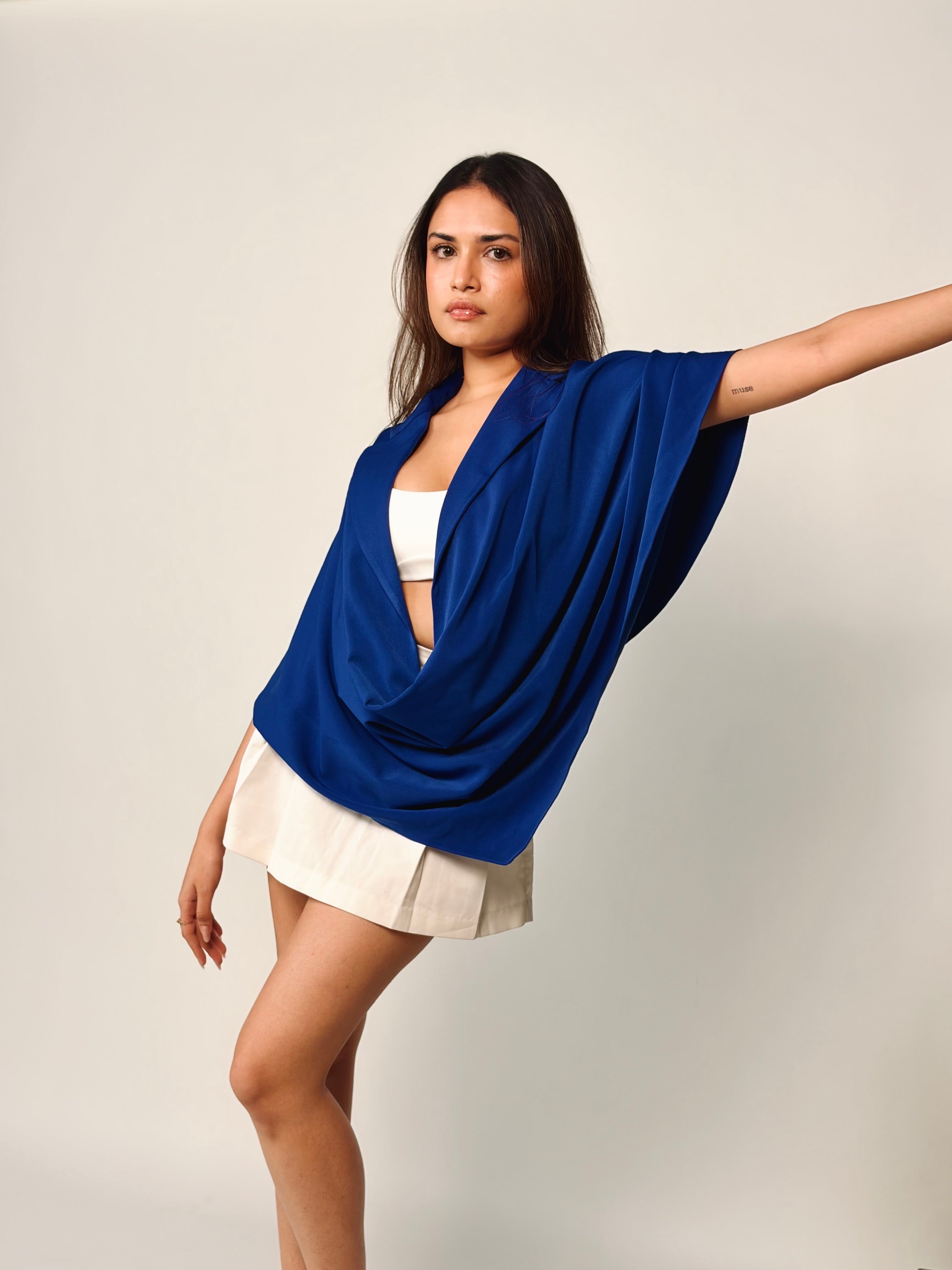 Sapphire Cowlzer Top