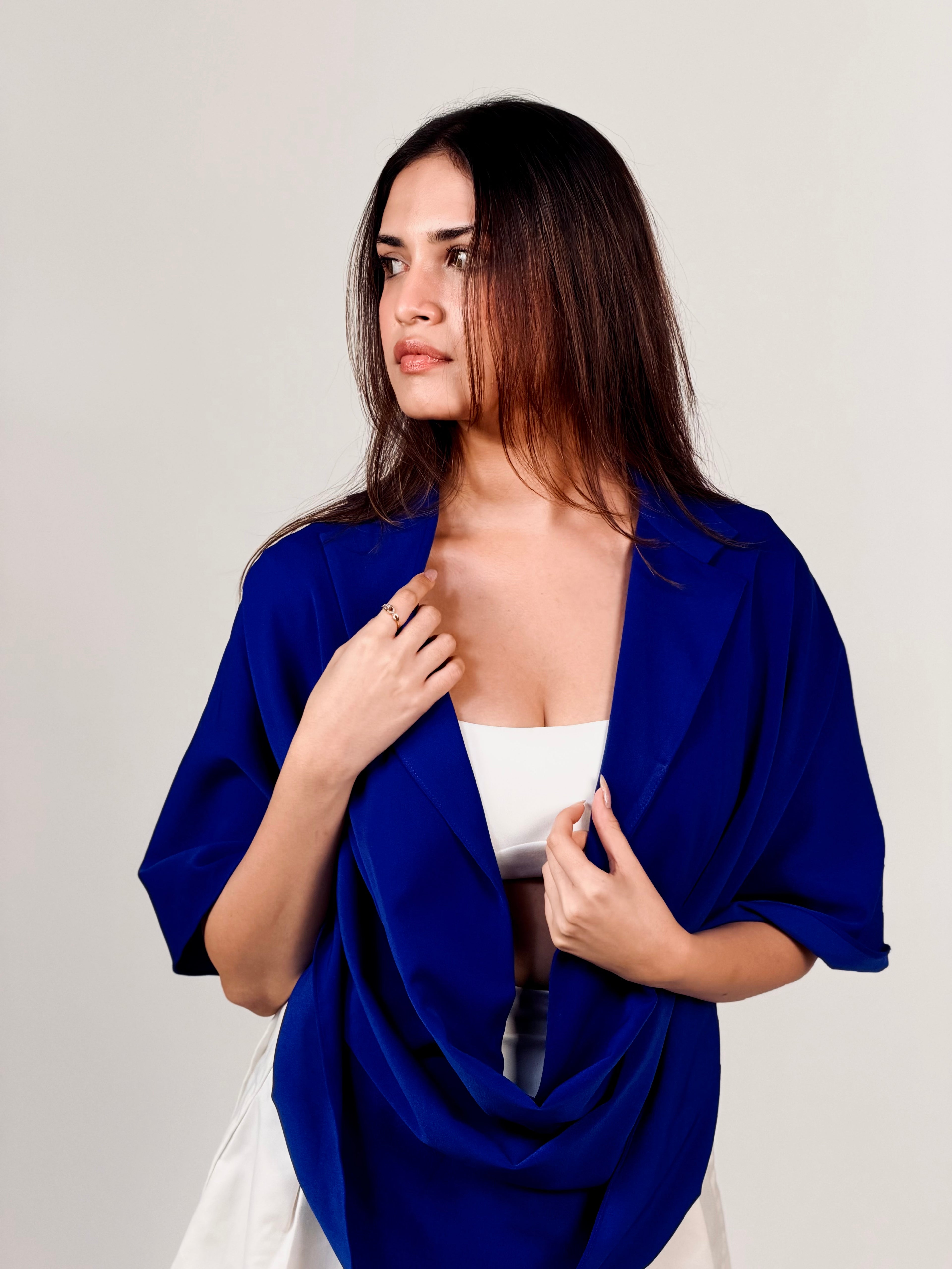 Sapphire Cowlzer Top